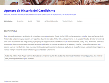 Tablet Screenshot of historiadelcatolicismo.info